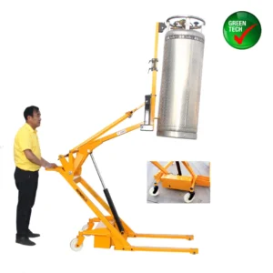 Curving Boom Drum/Cylinder Lifter – 500kg Capacity | 1500mm Lift