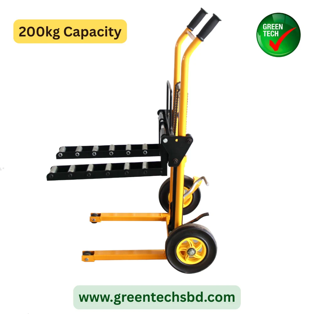 Light Lift Truck with Roller | 200kg | 55-900mm Height - Image 2