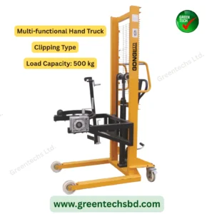 Multi-Functional Drum Hand Truck (Clipping) – 500kg Heavy-Duty Capacity