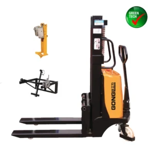 Semi-Electric Stacker - 1-2T Capacity | 3000mm Lift