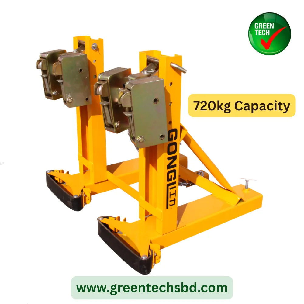 Double-clipped Head Type Drum Gripper (Double Drum) | 720kg Capacity - Image 2