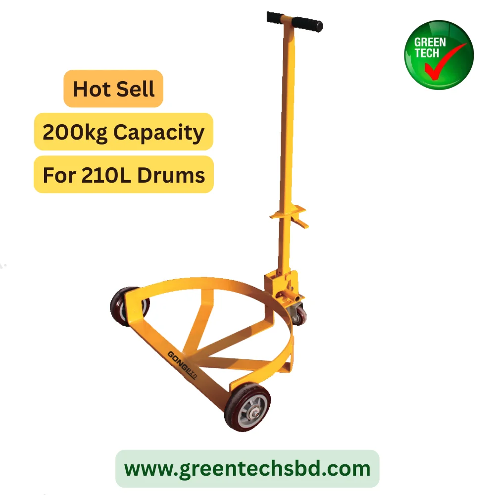 Mechanical oil barrel handling truck