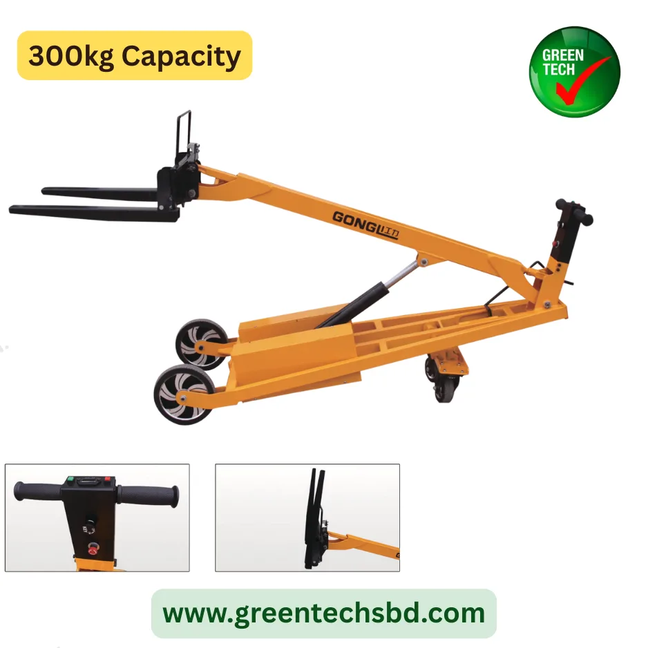 Portable Multi-Functional Crane with Fork | 300kg Capacity | 1550mm Lift - Image 2