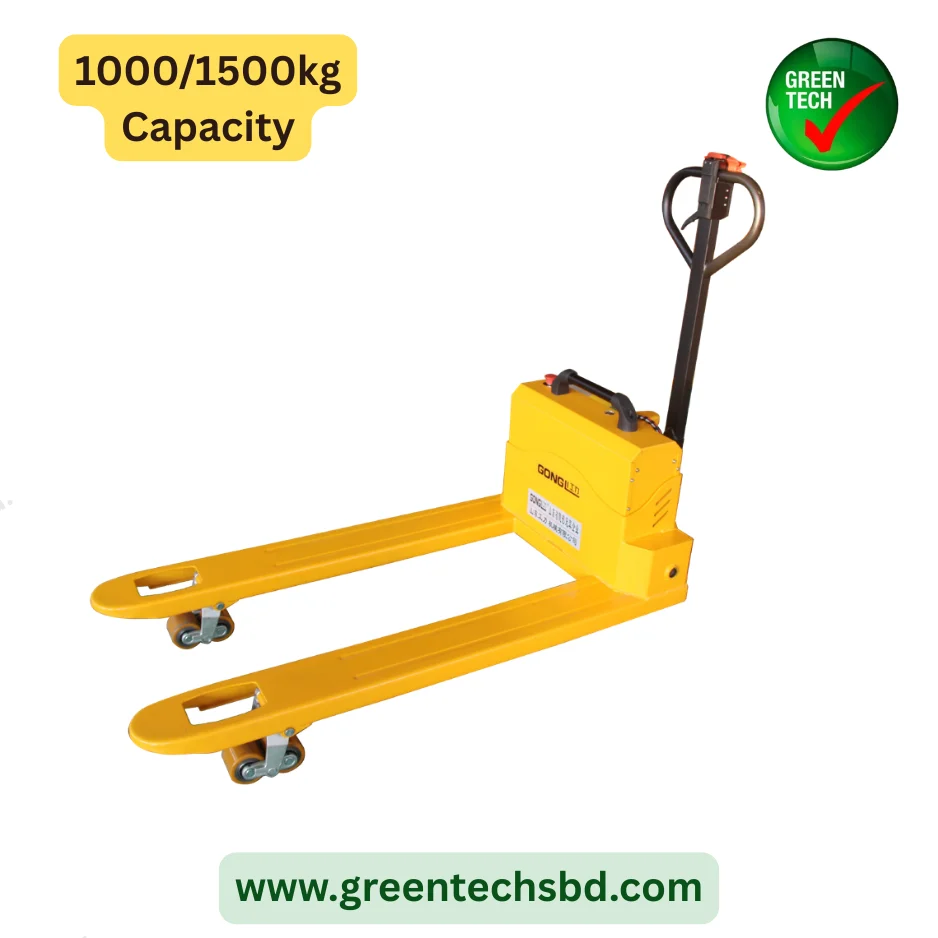 Semi Electric Pallet Truck – 1000/1500kg Load Capacity, 48V Battery - Image 2