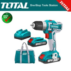 Total TDLI20025 20V Cordless Drill | 45Nm Torque, 2-Speed (0-1500 RPM)